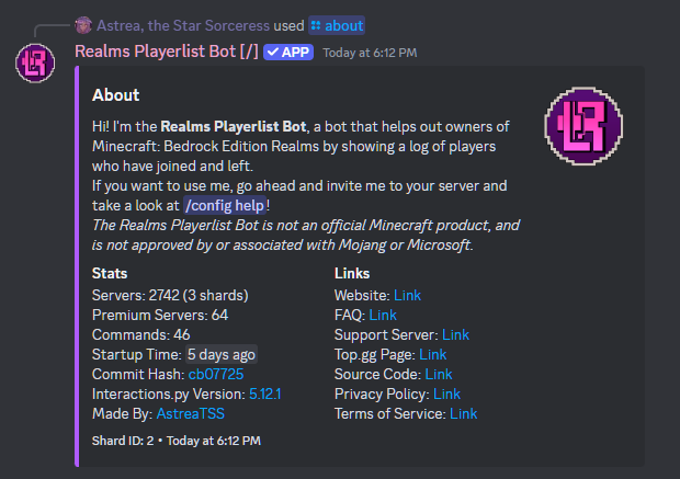 The old /about, with the old color.